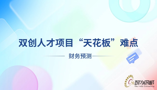 雙創(chuàng)人才項目“天花板”難點—財務預測