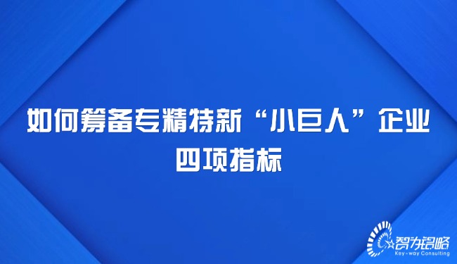 如何籌備專精特新“小巨人”企業(yè)四項指標.jpg