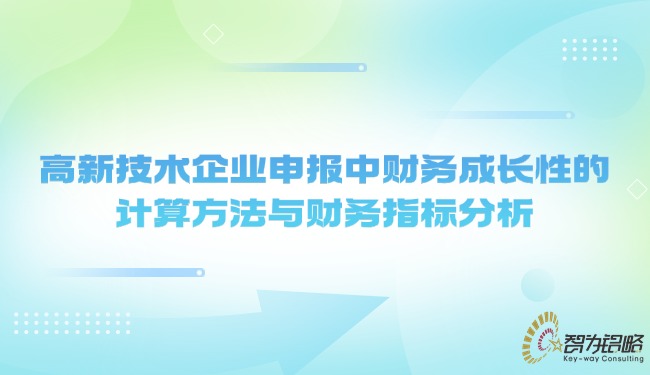 高新技術(shù)企業(yè)申報中財務成長性的計算方法與財務指標分析.jpg